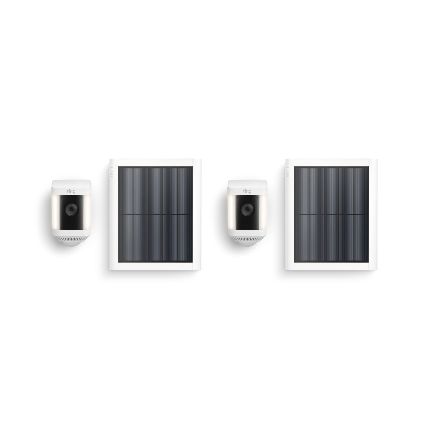 Solar / White / 2-Pack:Spotlight Cam Plus