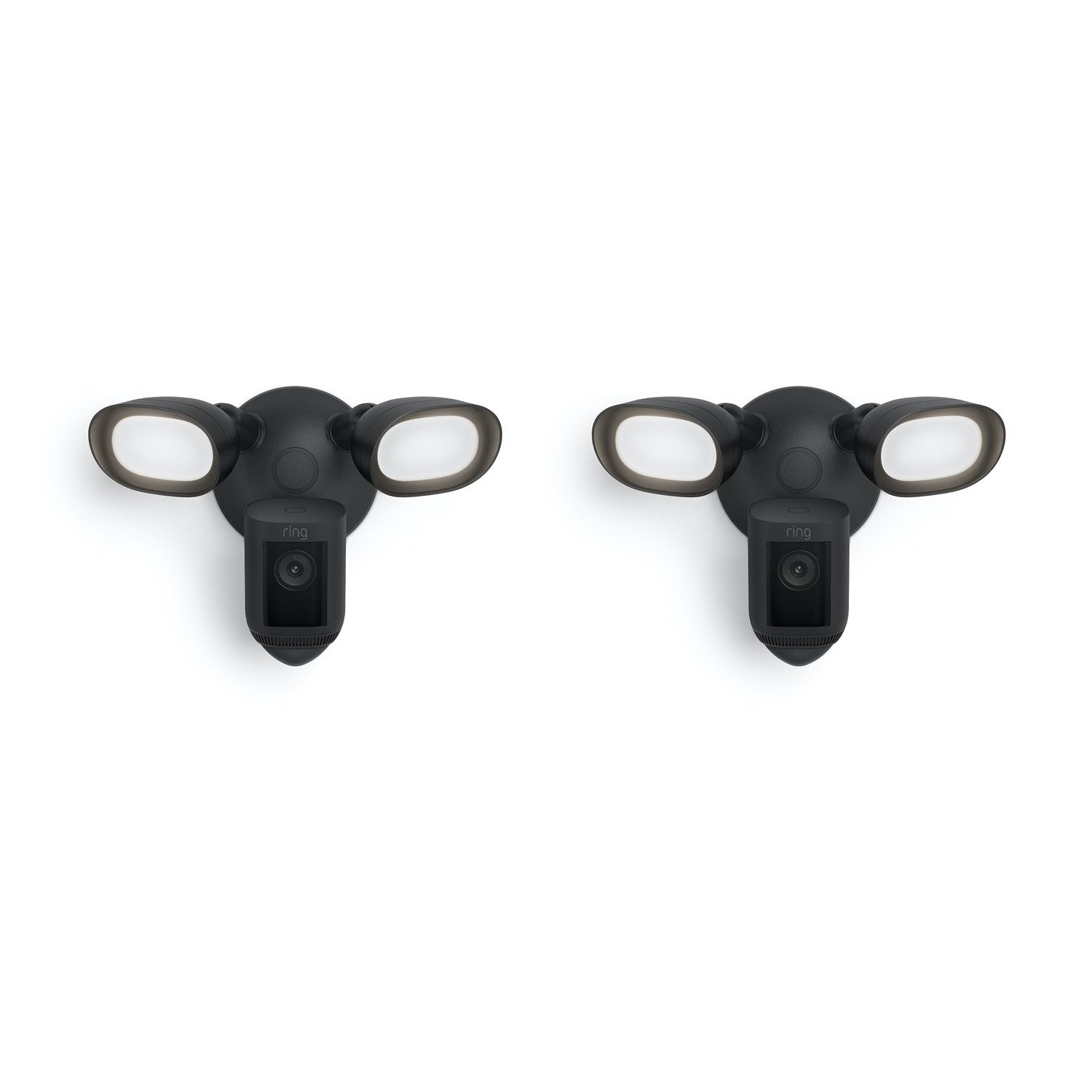 Wired / Black / 2-Pack:Floodlight Cam Pro