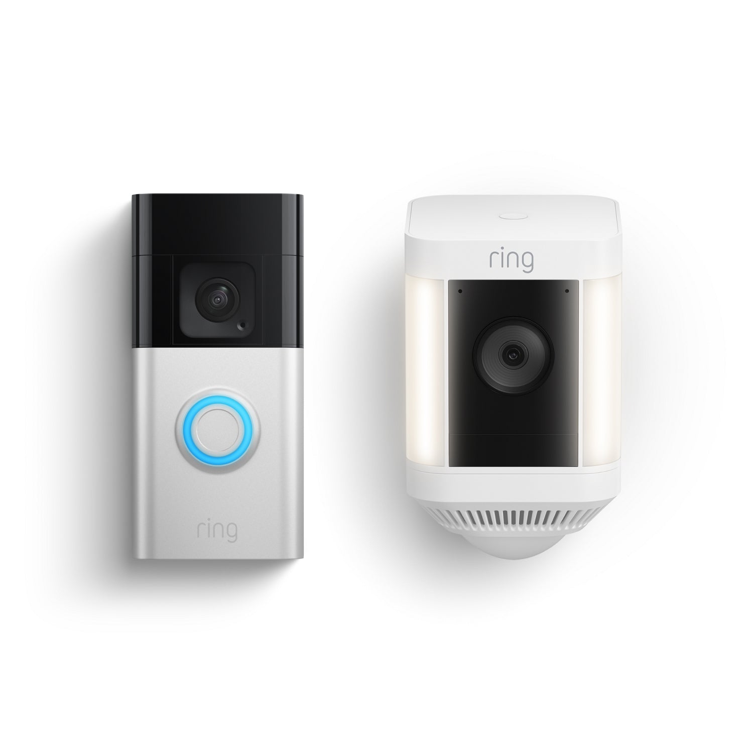 White:Connected Enhanced Kit (Battery Doorbell Plus + Spotlight Cam Plus Battery)