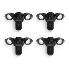 Wired / Black / 4-Pack:Floodlight Cam Plus