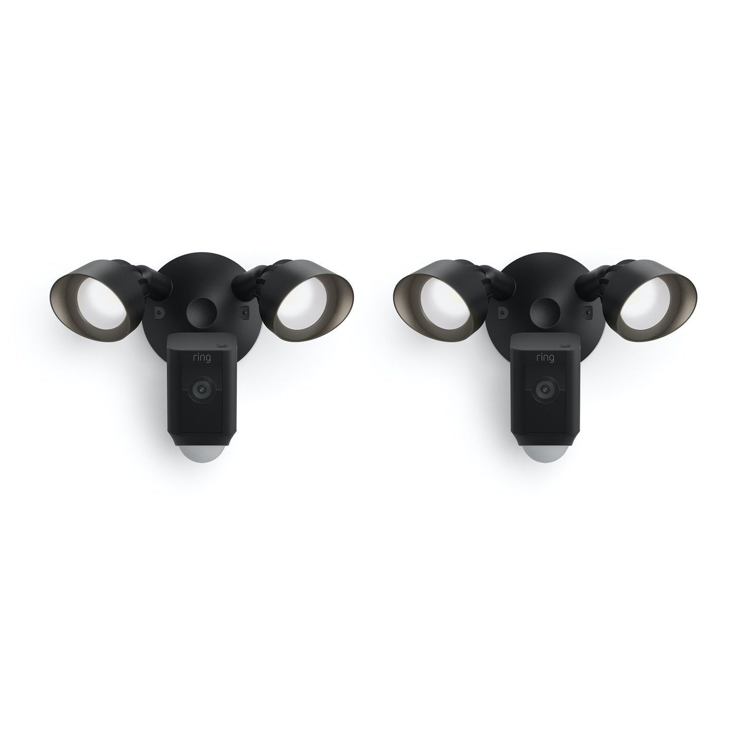 Wired / Black / 2-Pack:Floodlight Cam Plus
