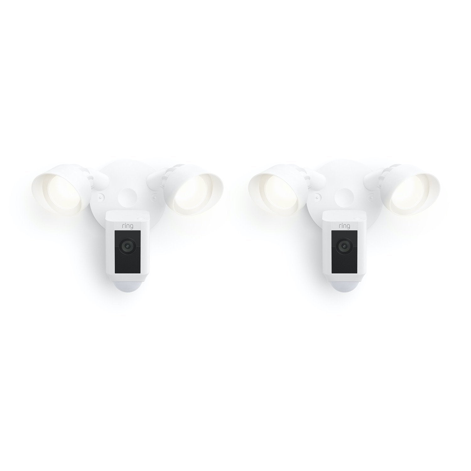 Wired / White / 2-Pack:Floodlight Cam Plus