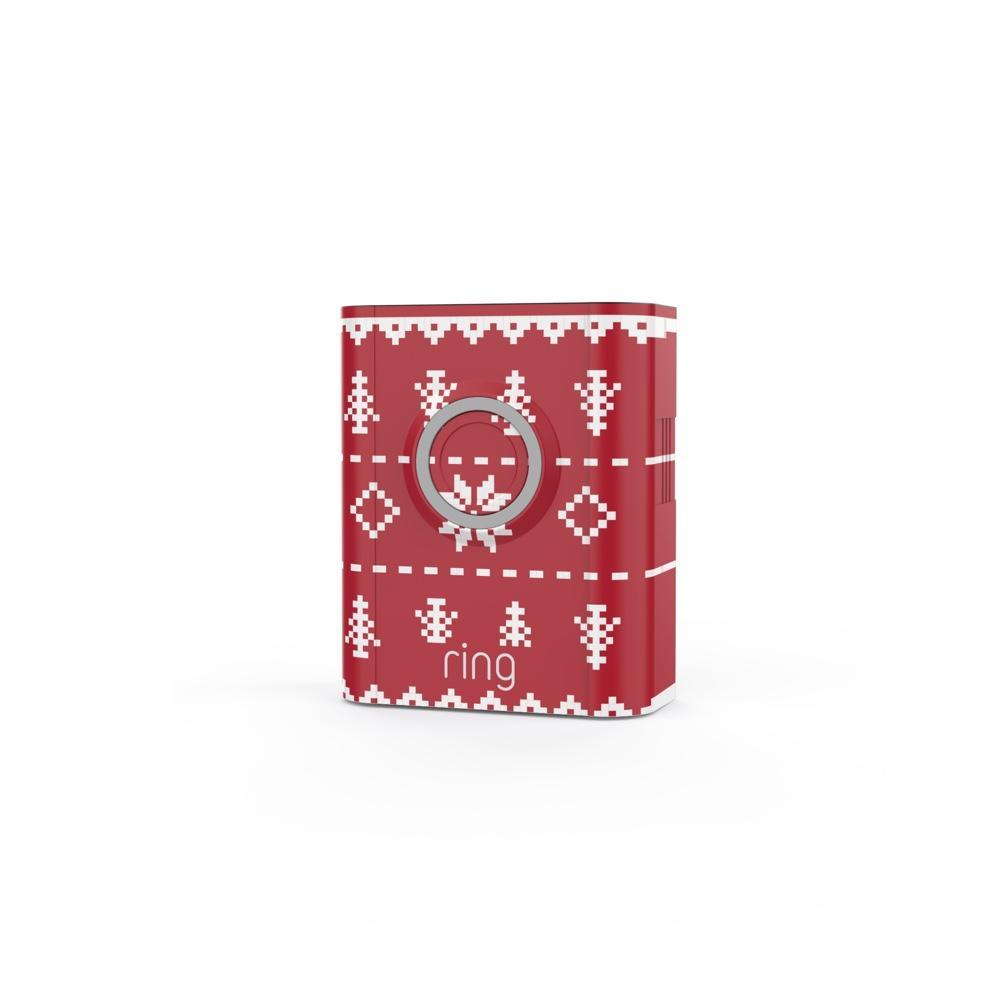 Christmas:Holiday Interchangeable Faceplate (for Video Doorbell 3, Video Doorbell 3 Plus, Video Doorbell 4, Battery Doorbell Plus)