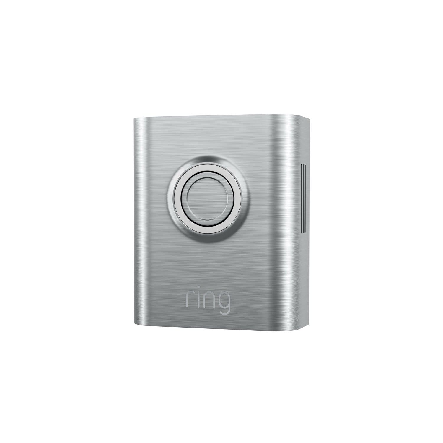 Brushed Silver:Metallic Interchangeable Faceplate (Battery Doorbell Plus, Battery Doorbell Pro)