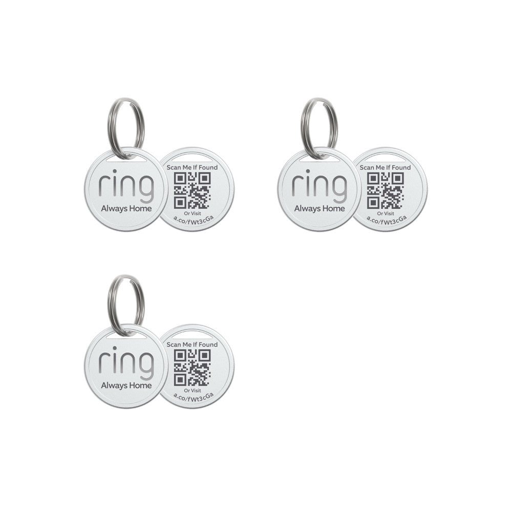 Satin Nickel 3 Pack:3-Pack Pet Tag