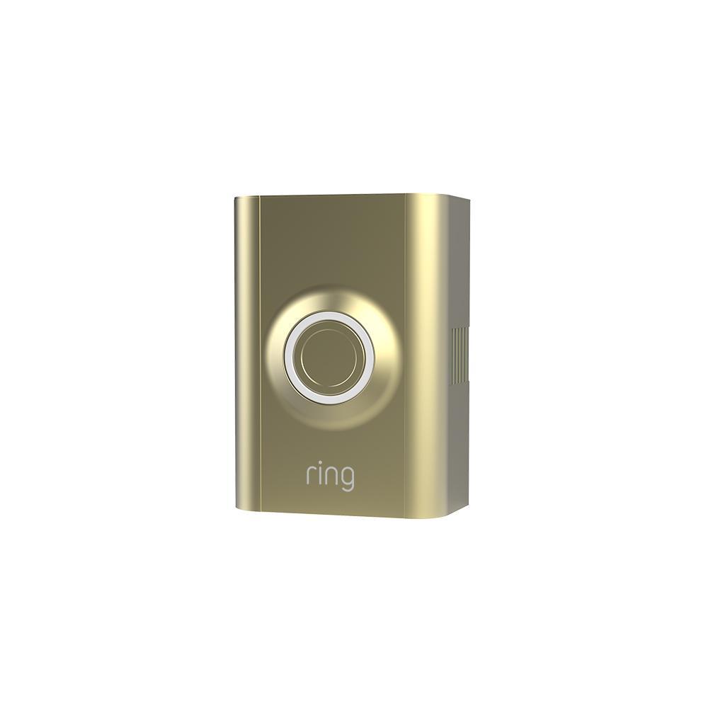 Gold Metal:Interchangeable Faceplate (for Ring Video Doorbell 2)