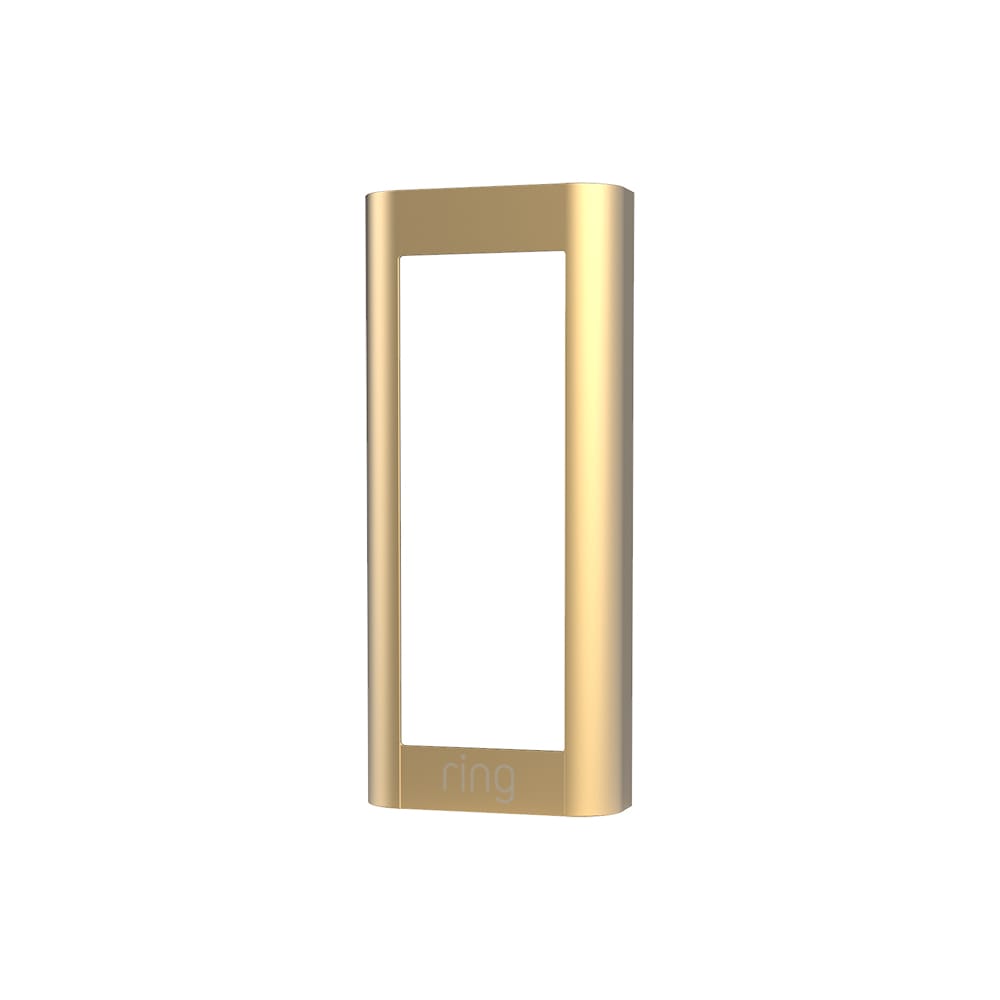 Gold Metal:Interchangeable Faceplate (for Wired Doorbell Pro (Video Doorbell Pro 2))