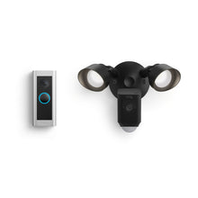 Black:Wired Doorbell Pro (Video Doorbell Pro 2) + Floodlight Cam Wired Plus