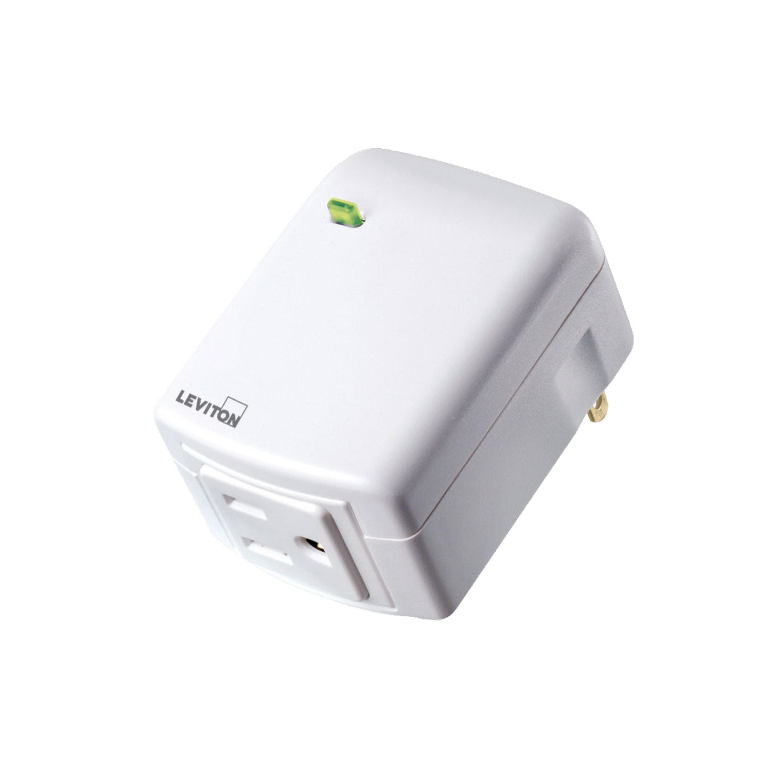 White:Leviton Decora Smart Plug-In Outlet (for Works with Ring Alarm Security System)